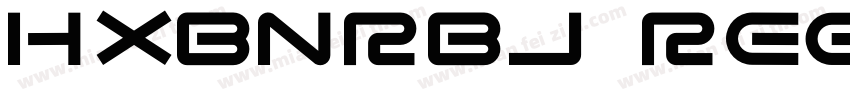 HXBNRBJ Regular字体转换